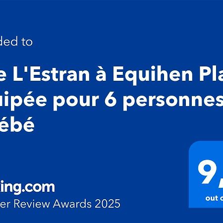 Gite L'Estran A Equihen Plage Equipee Pour 6 Personnes + 1 Bebe Екстер'єр фото